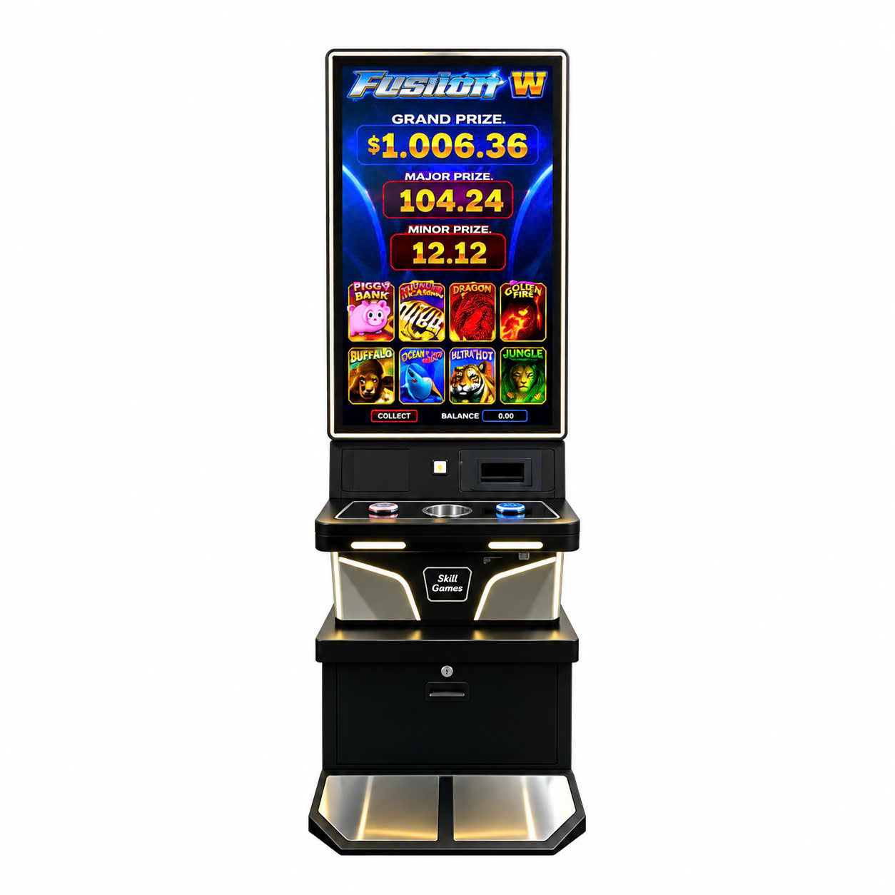 43 Inch HD Touchscreen Gaming Cabinet for American game rooms