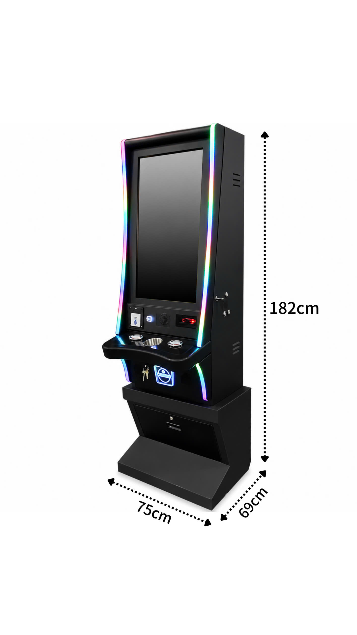43-inch skill game machine W75 D69 H182 cm