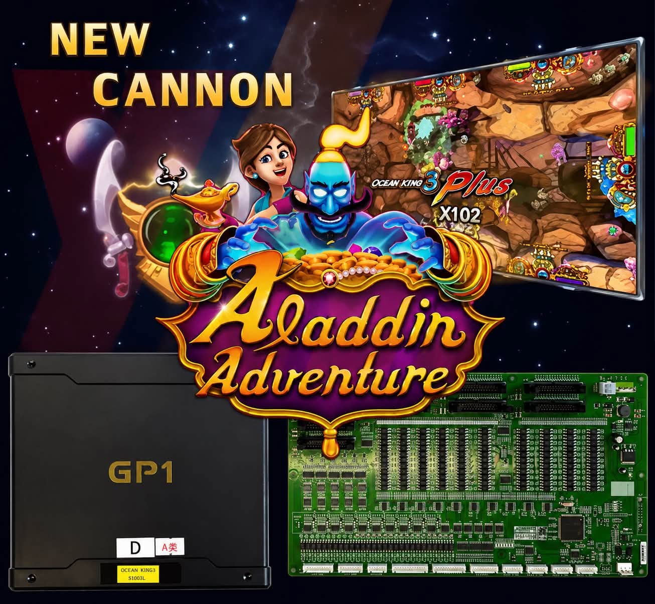 Ocean King 3 Plus Aladdin Fish Game Board