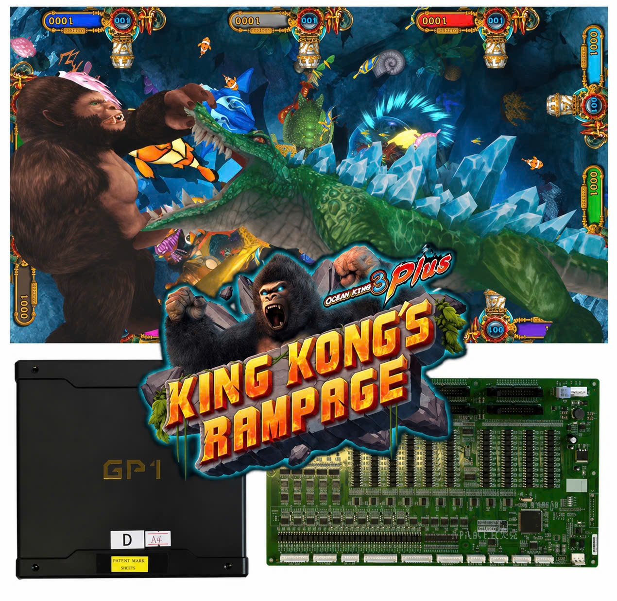 Ocean King 3 Plus King Kong Fish Game Board