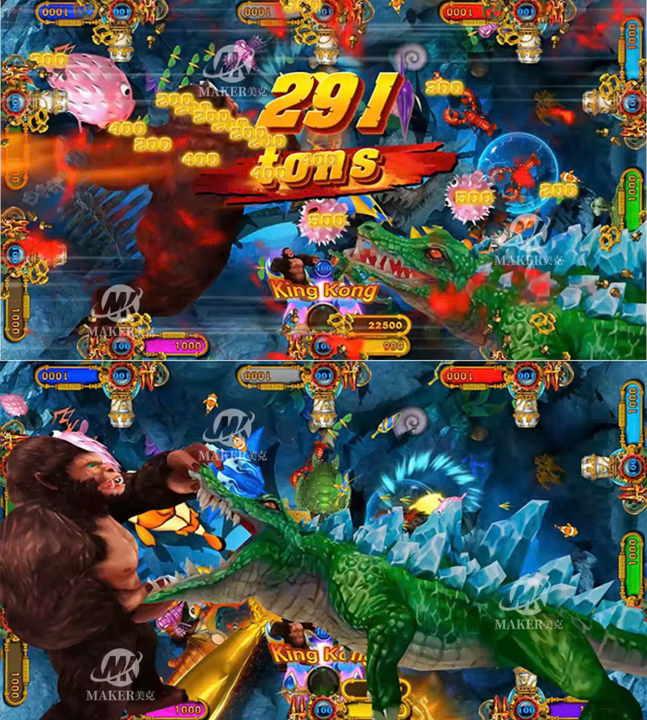 King Kong Multi-Player Fish Game Board